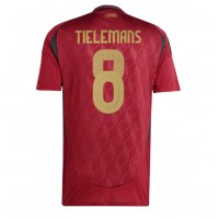 Camiseta Bélgica Youri Tielemans #8 Primera Equipación Replica Eurocopa 2024 mangas cortas